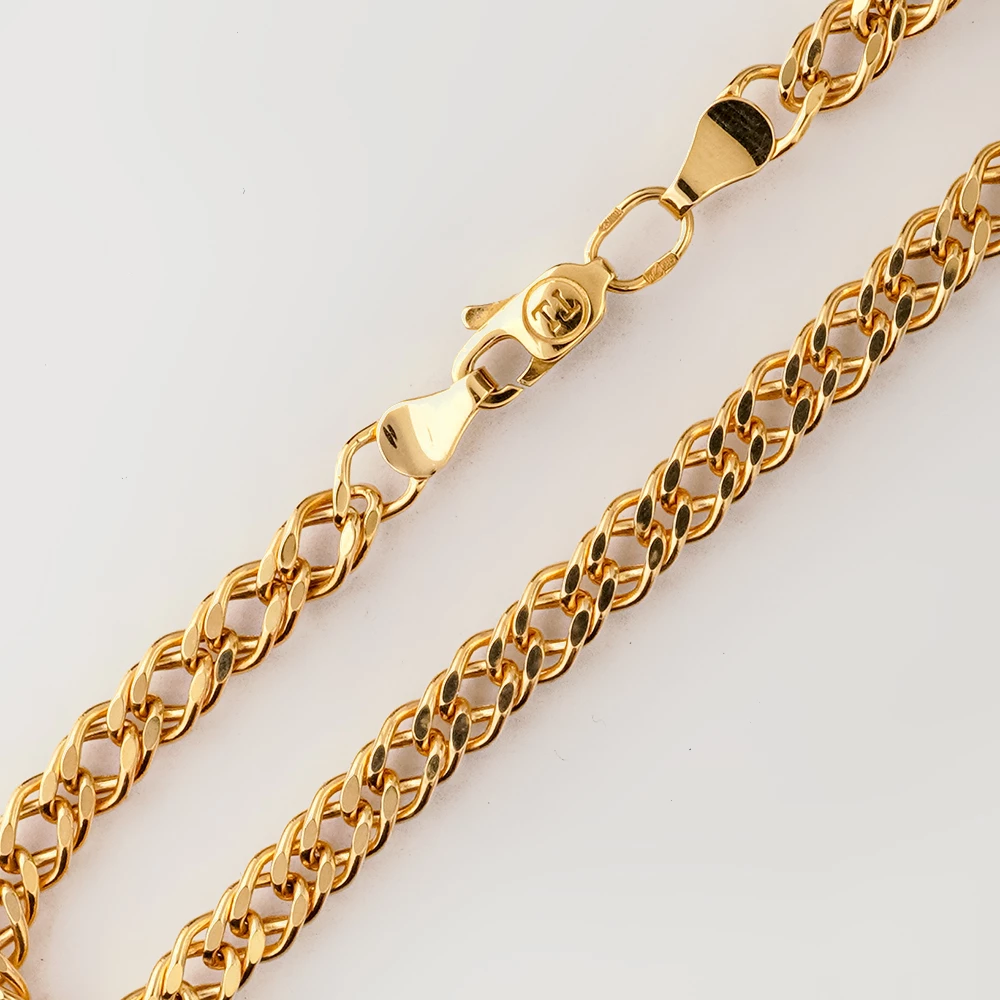 Браслет из желтого золота 585 пробы