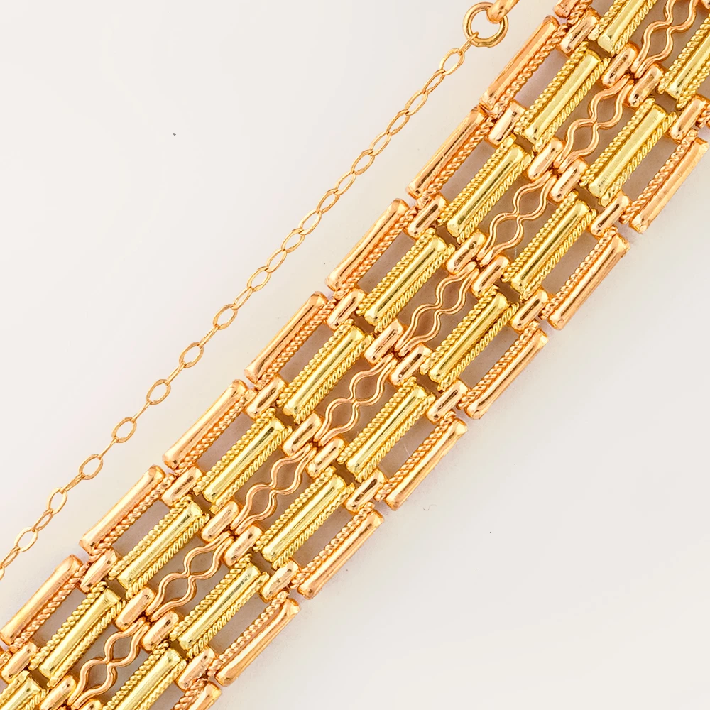 Браслет из красного золота 583 пробы