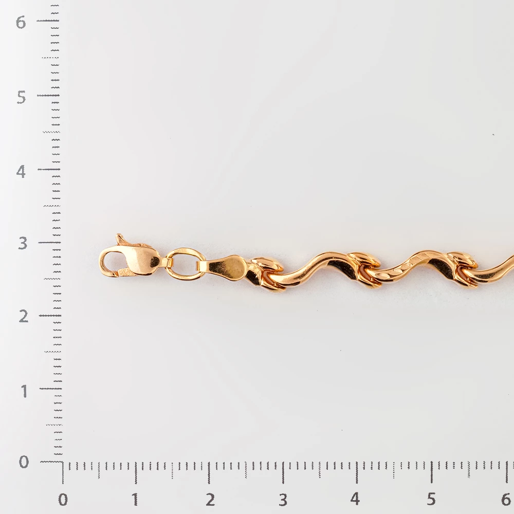 Браслет из красного золота 585 пробы