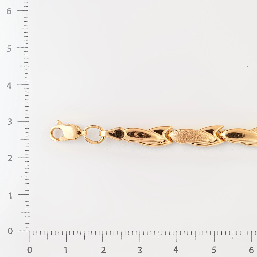 Браслет из красного золота 585 пробы