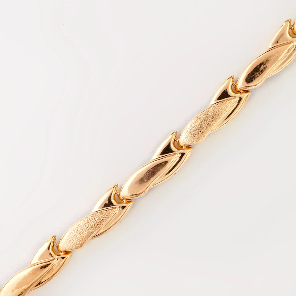 Браслет из красного золота 585 пробы