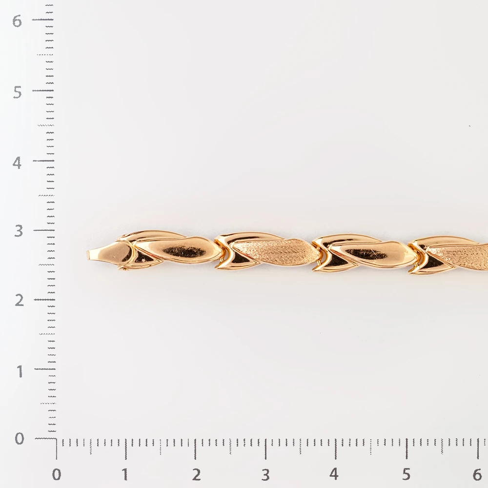 Браслет из красного золота 585 пробы