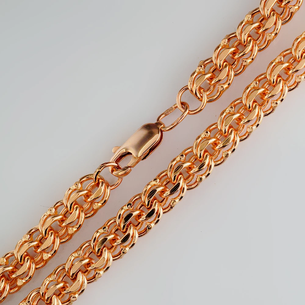 Браслет из красного золота 585 пробы