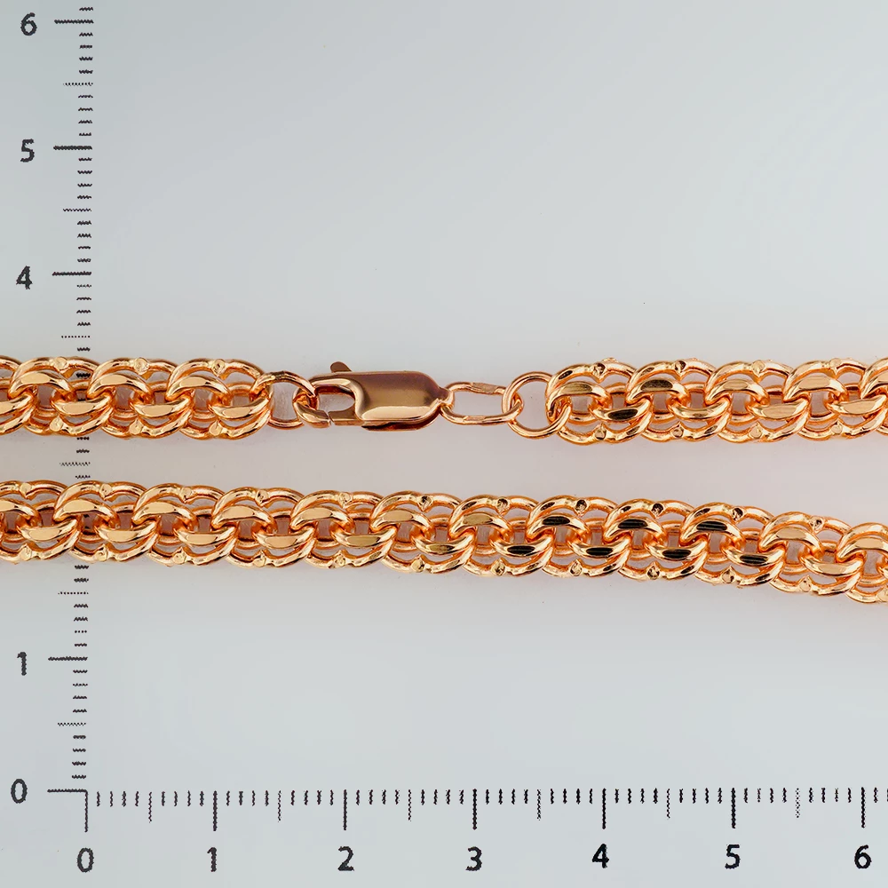 Браслет из красного золота 585 пробы