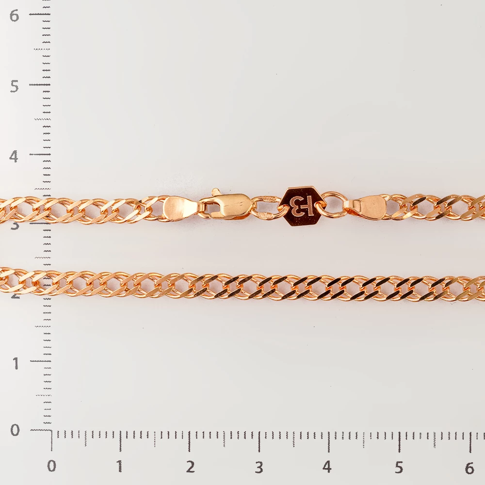 Браслет из красного золота 585 пробы