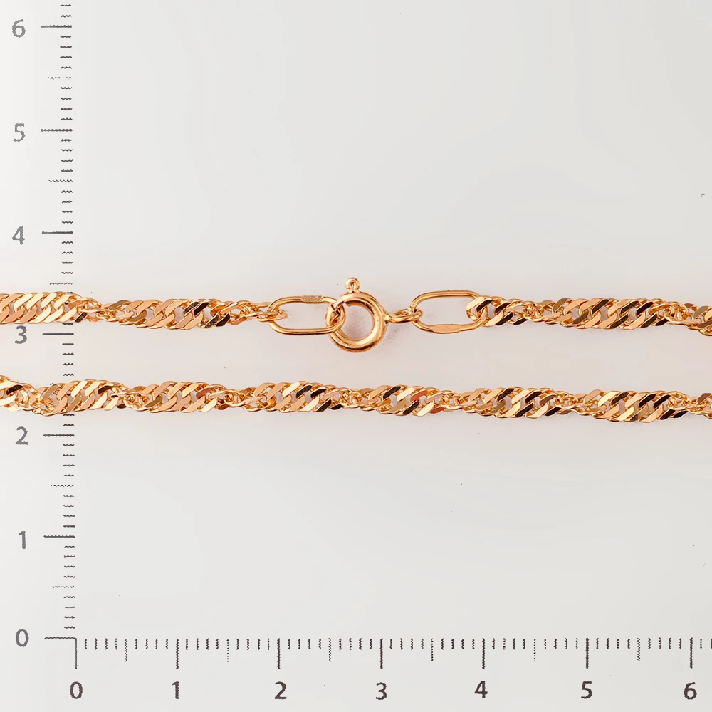 Браслет из красного золота 585 пробы