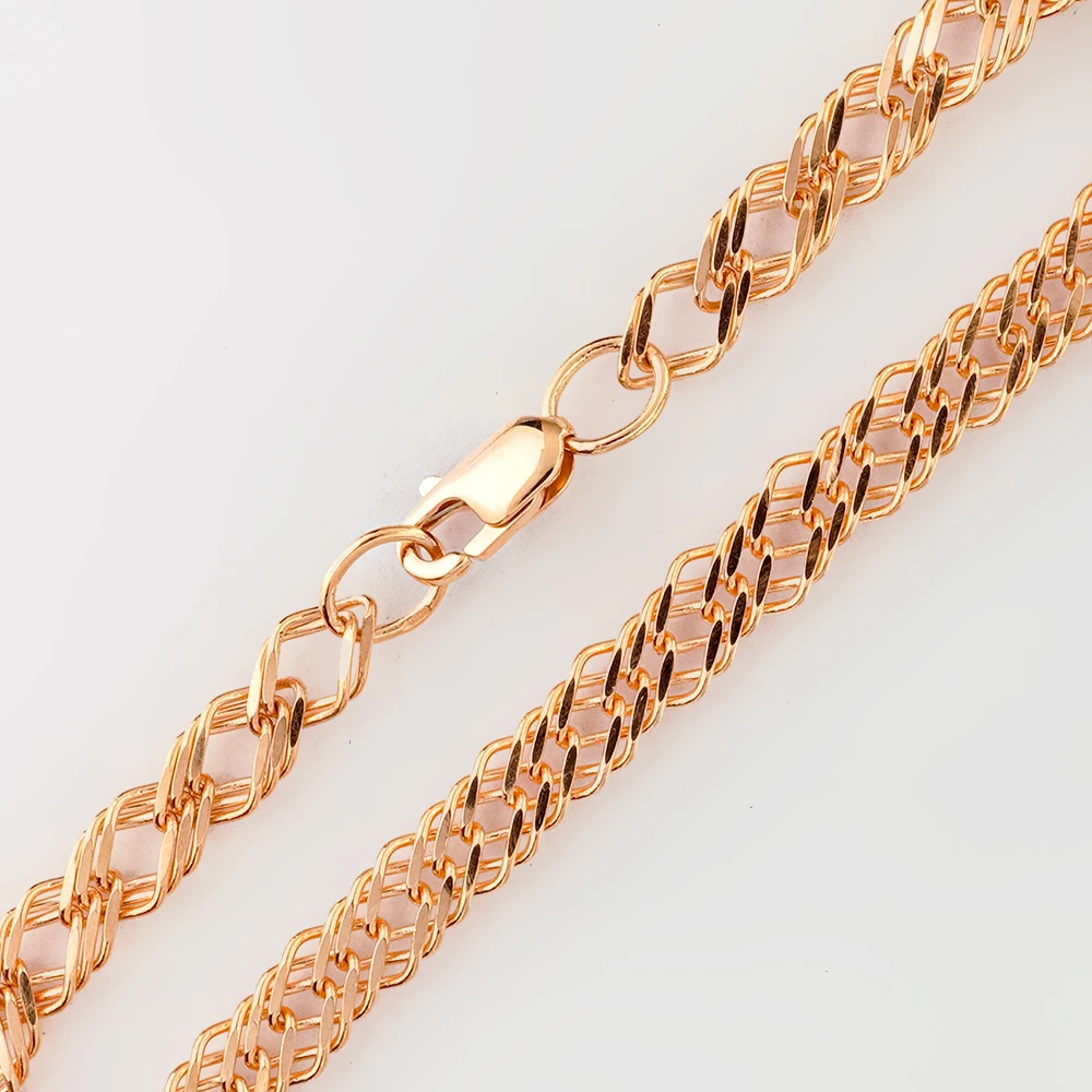 Браслет из красного золота 585 пробы