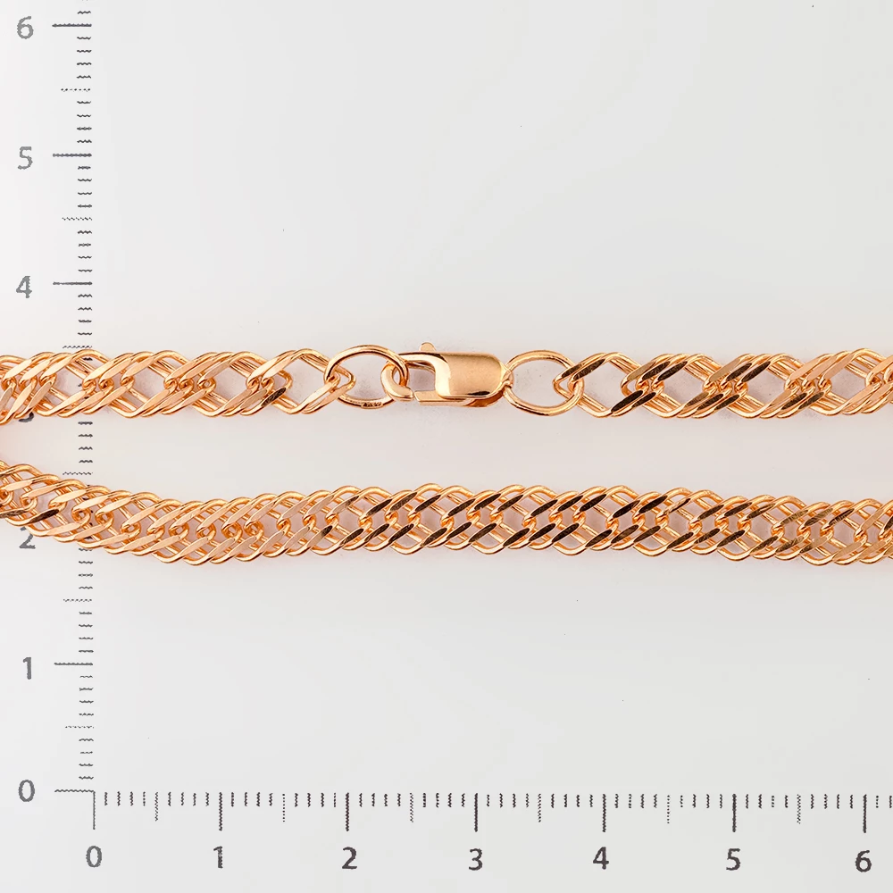 Браслет из красного золота 585 пробы