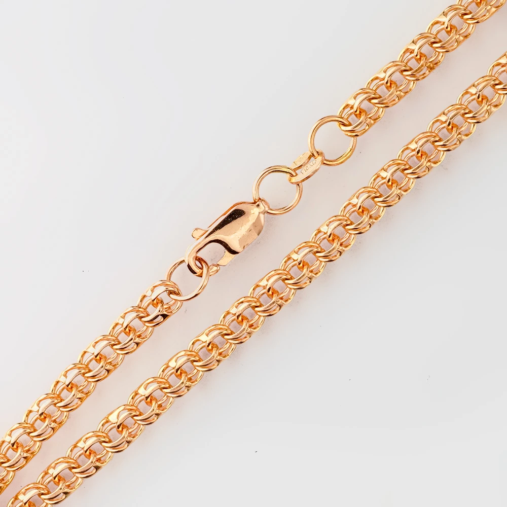 Браслет из красного золота 585 пробы