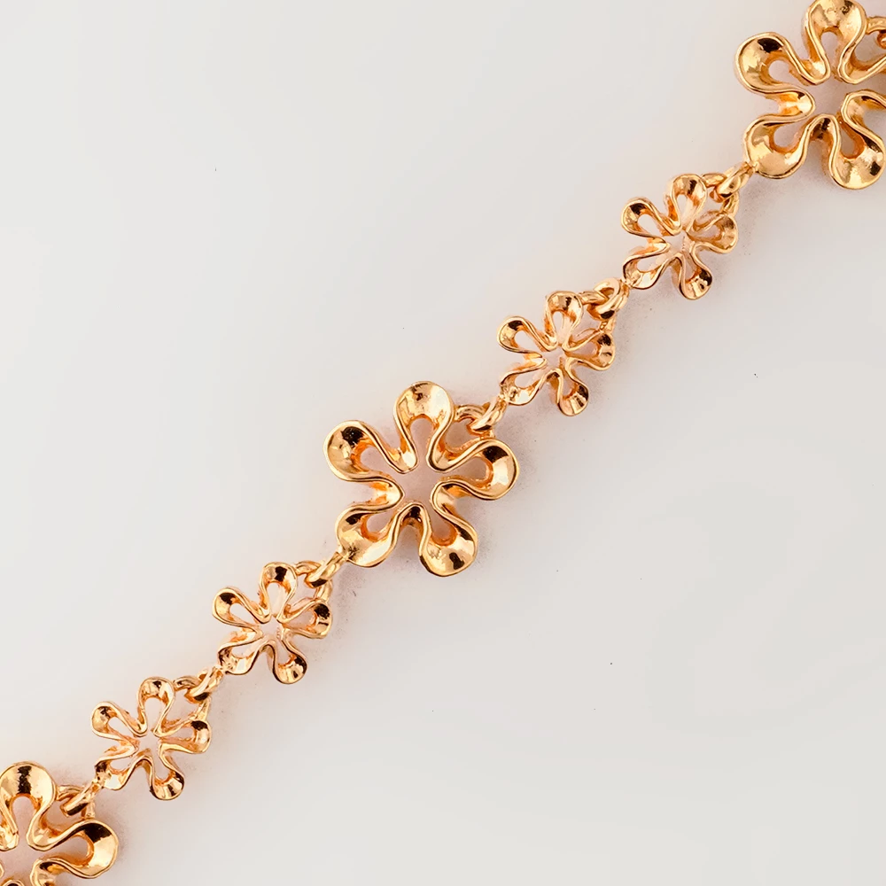 Браслет из красного золота 585 пробы