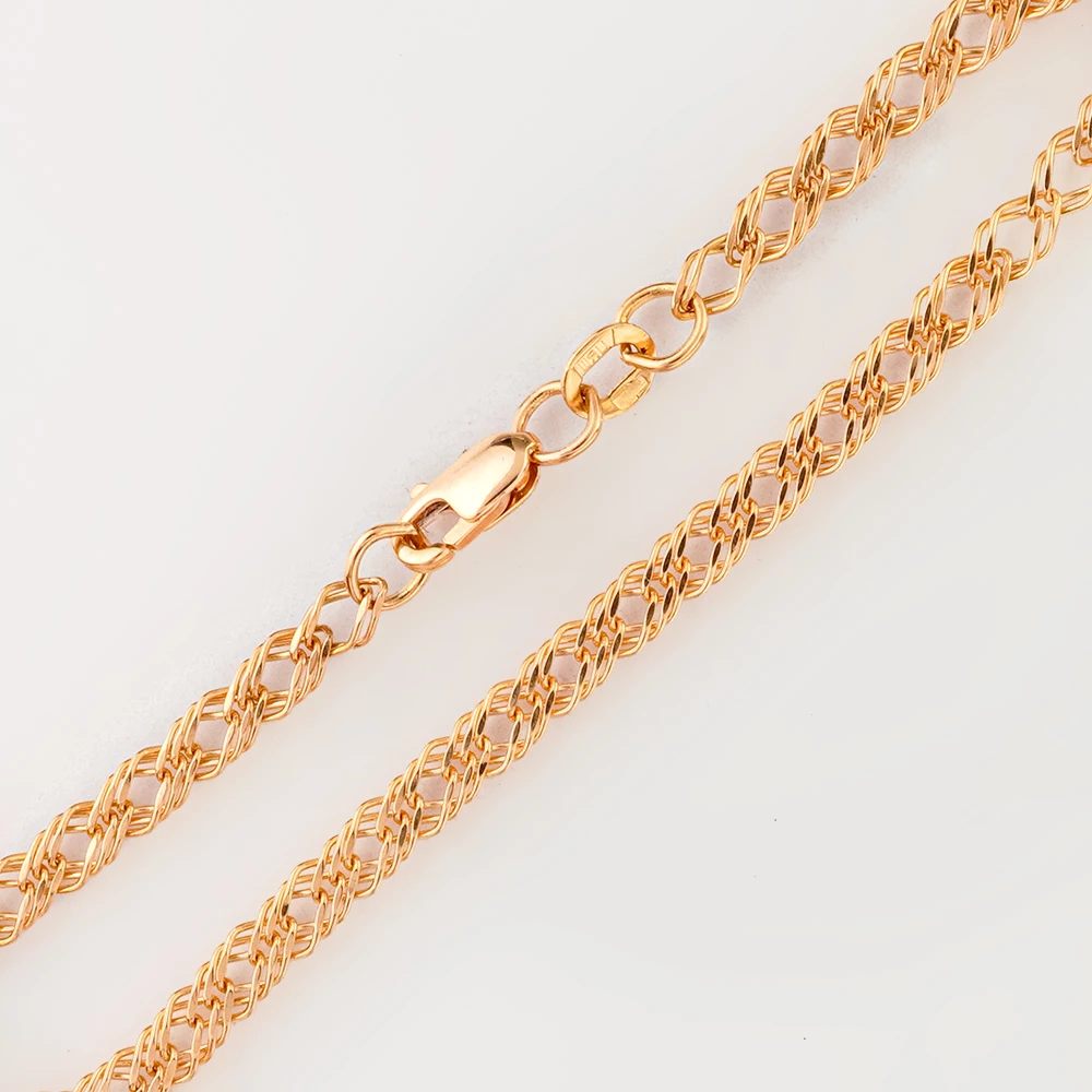 Браслет из красного золота 585 пробы