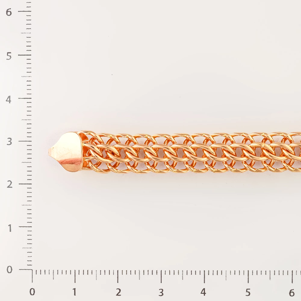 Браслет из красного золота 585 пробы