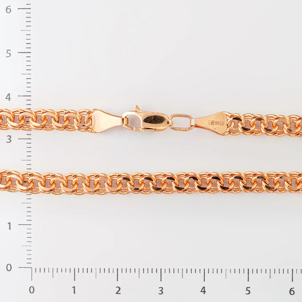 Браслет из красного золота 585 пробы