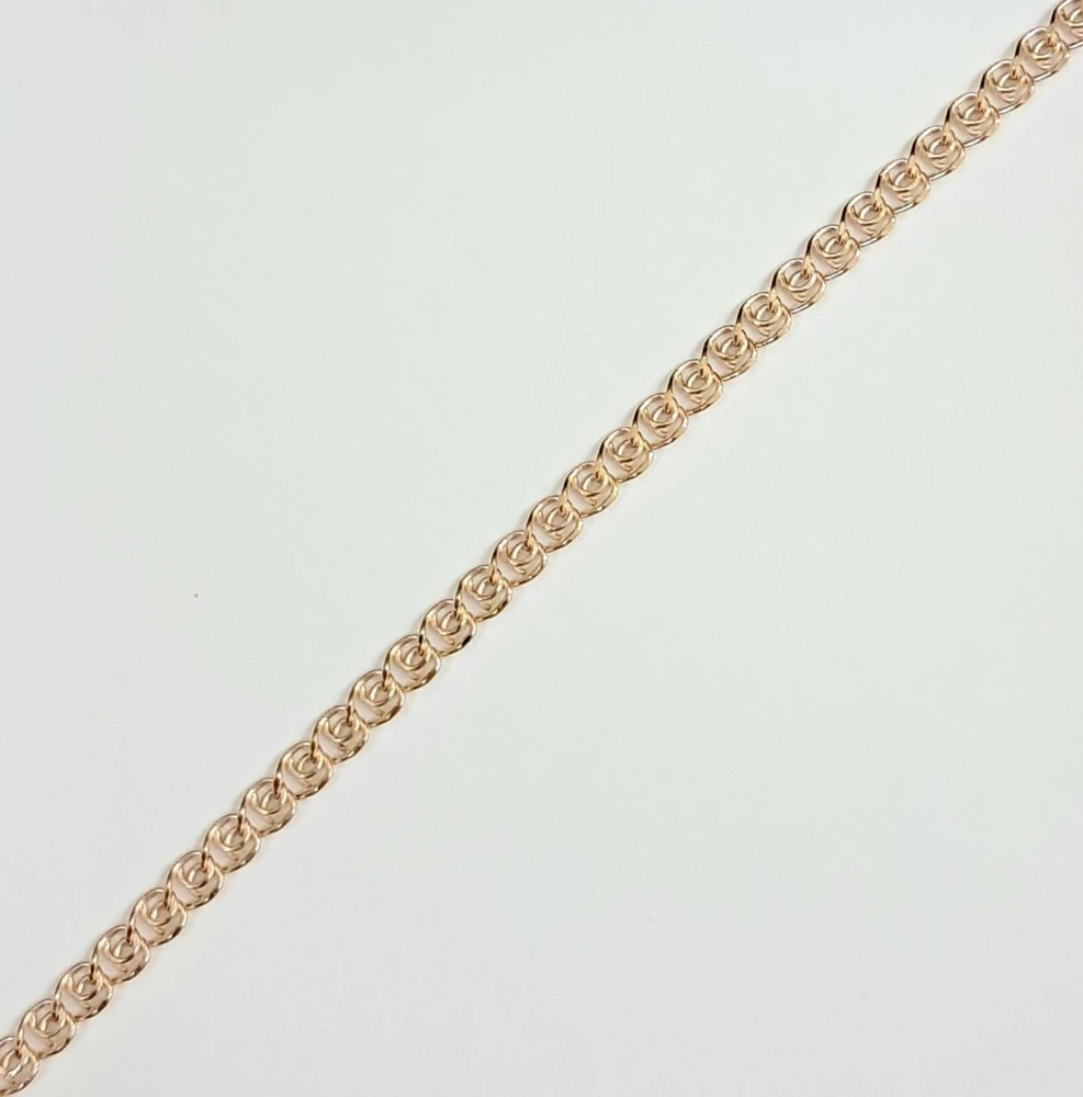 Браслет из красного золота 585 пробы