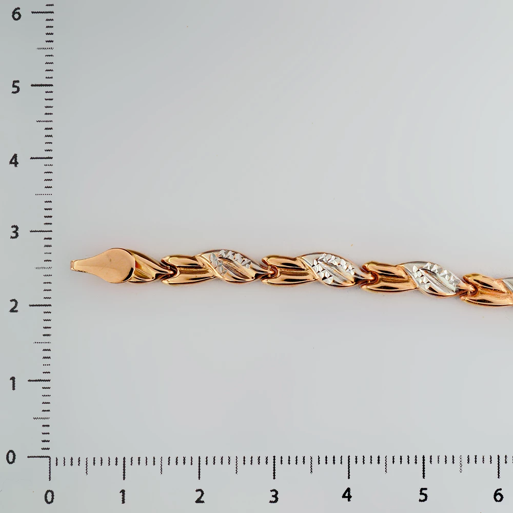 Браслет из красного золота 585 пробы