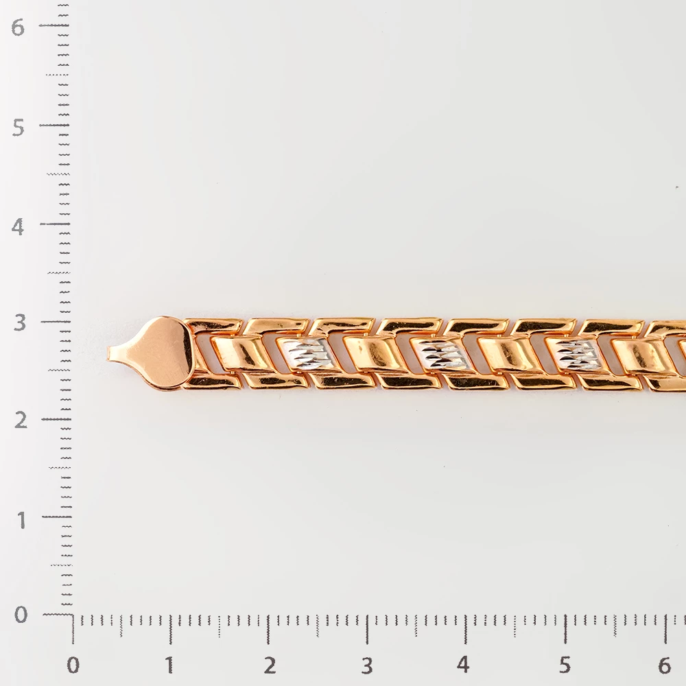 Браслет из красного золота 585 пробы