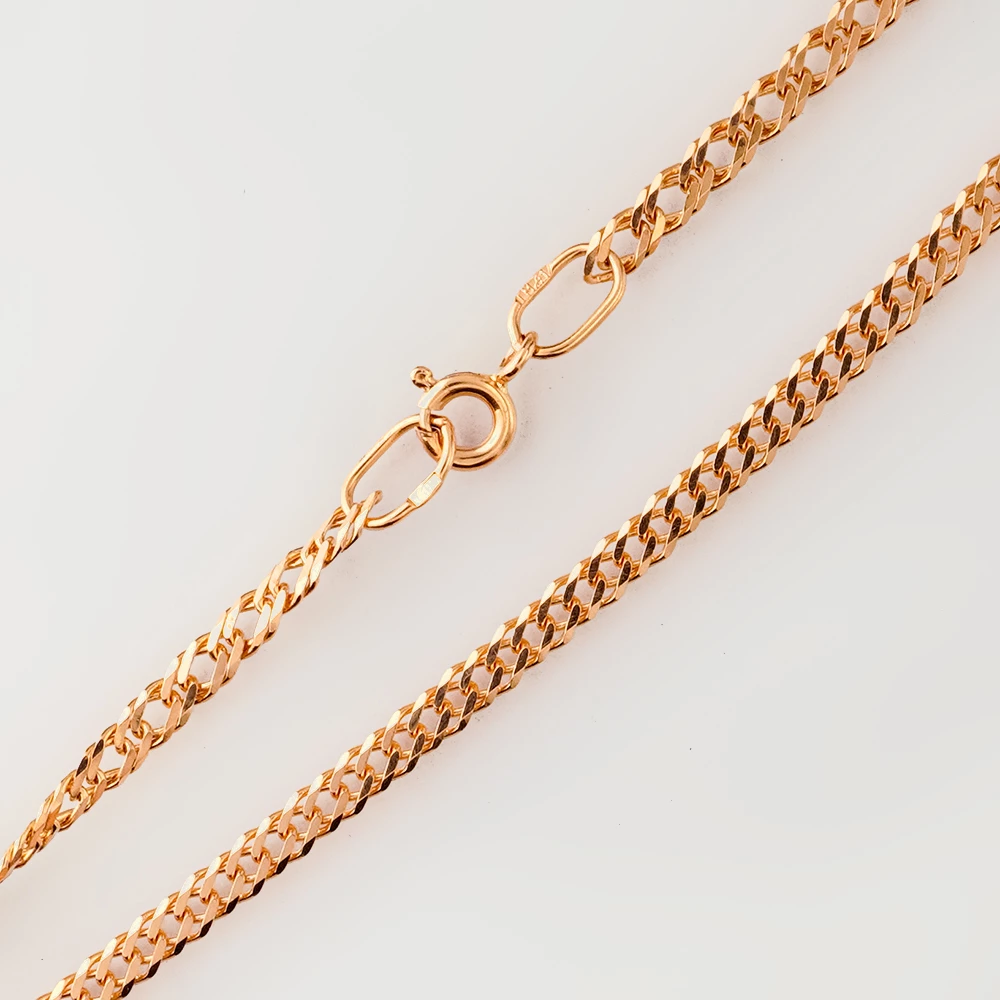 Браслет из красного золота 585 пробы