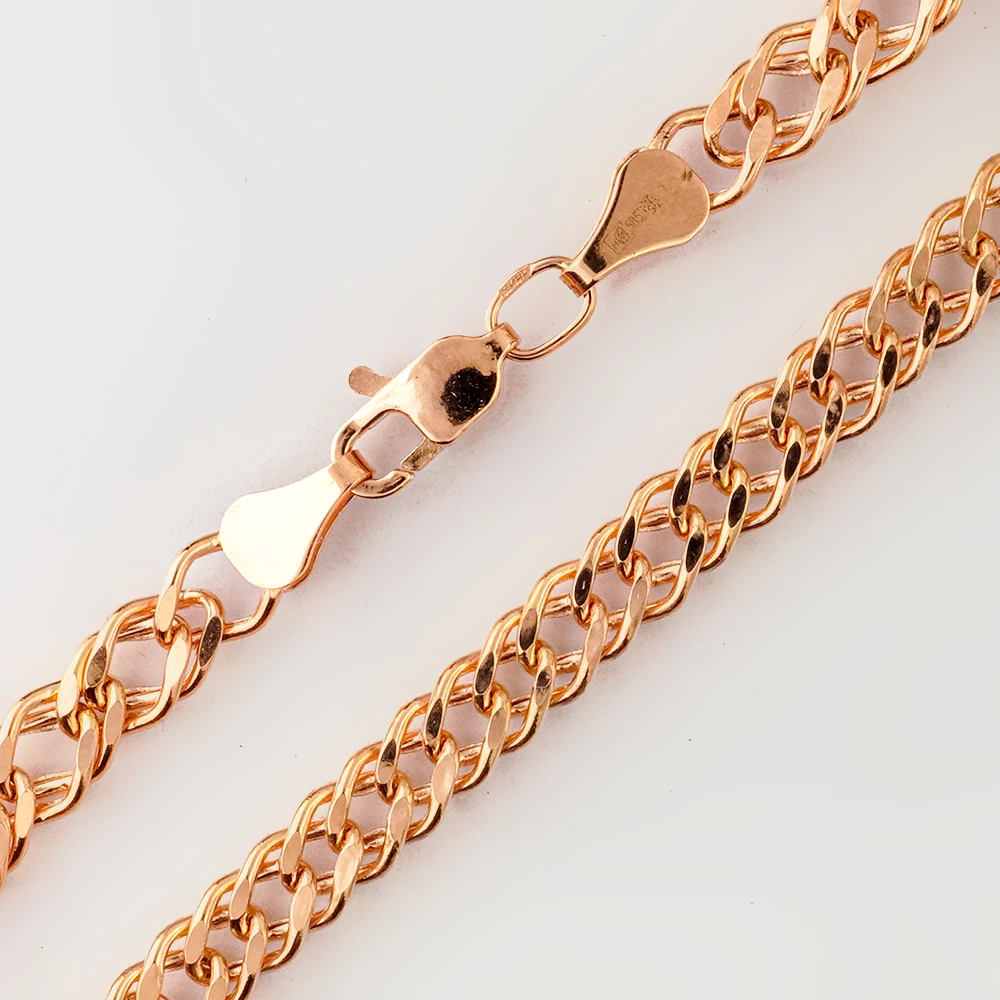 Браслет из красного золота 585 пробы