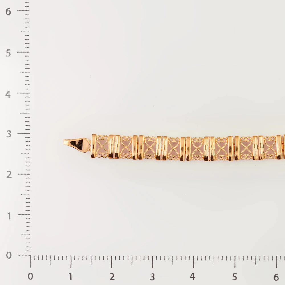 Браслет из красного золота 585 пробы