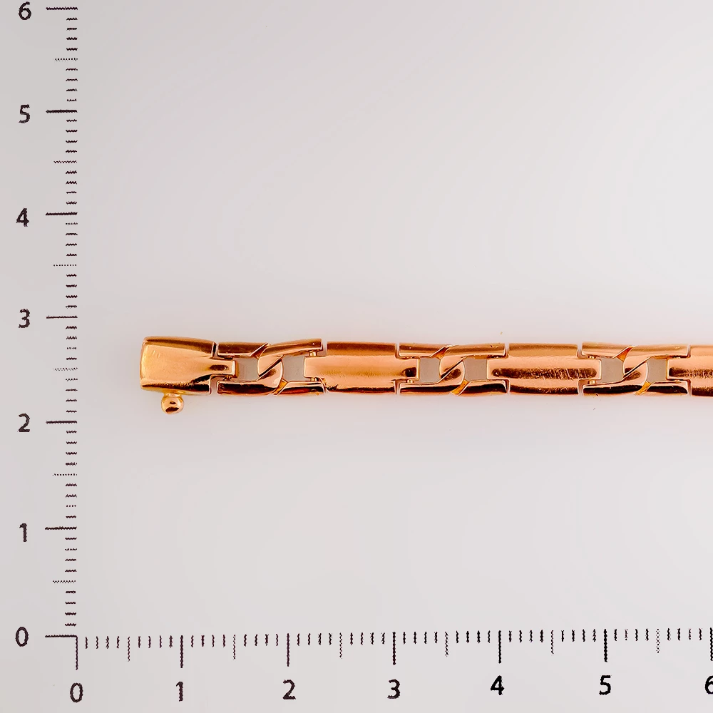 Браслет из красного золота 585 пробы