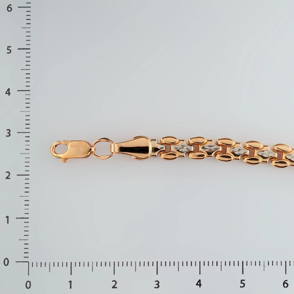 Браслет из красного золота 585 пробы