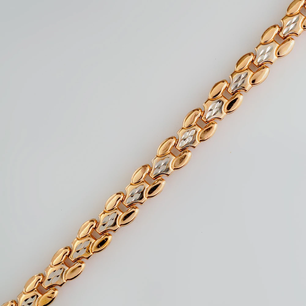 Браслет из красного золота 585 пробы