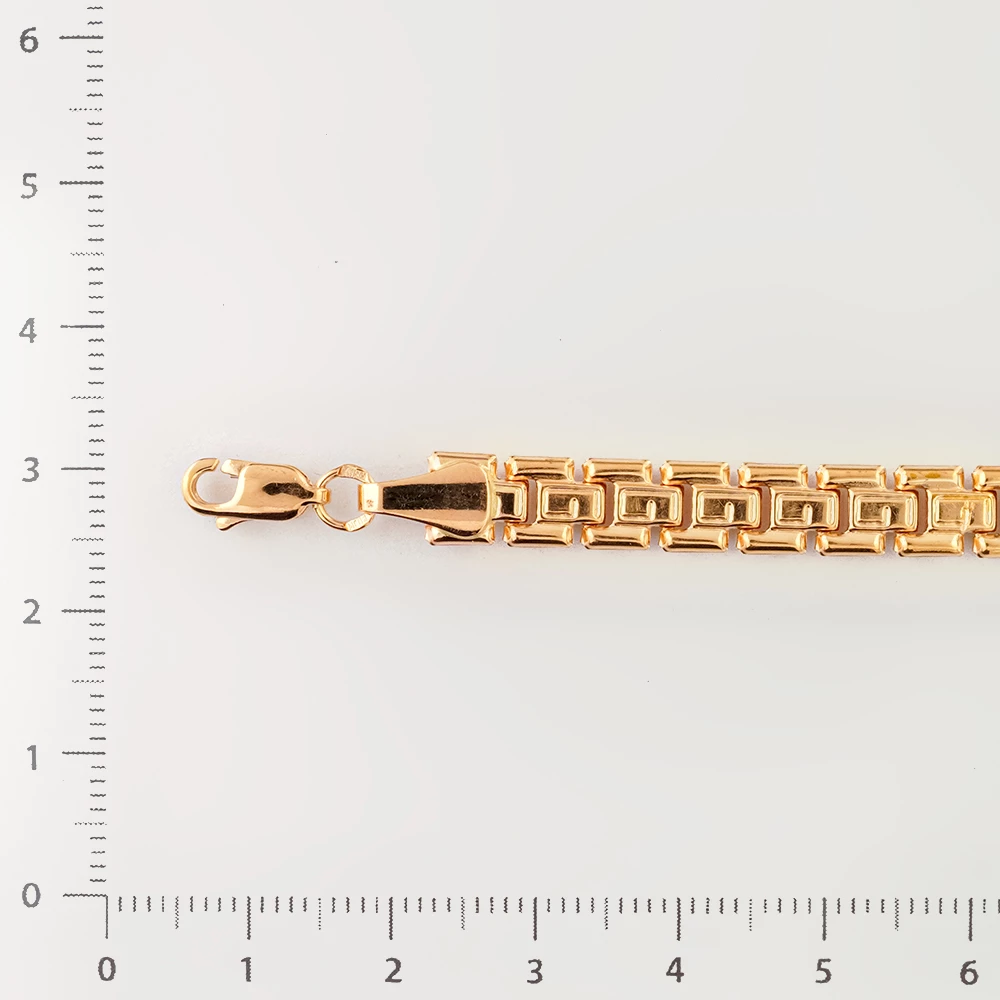 Браслет из красного золота 585 пробы