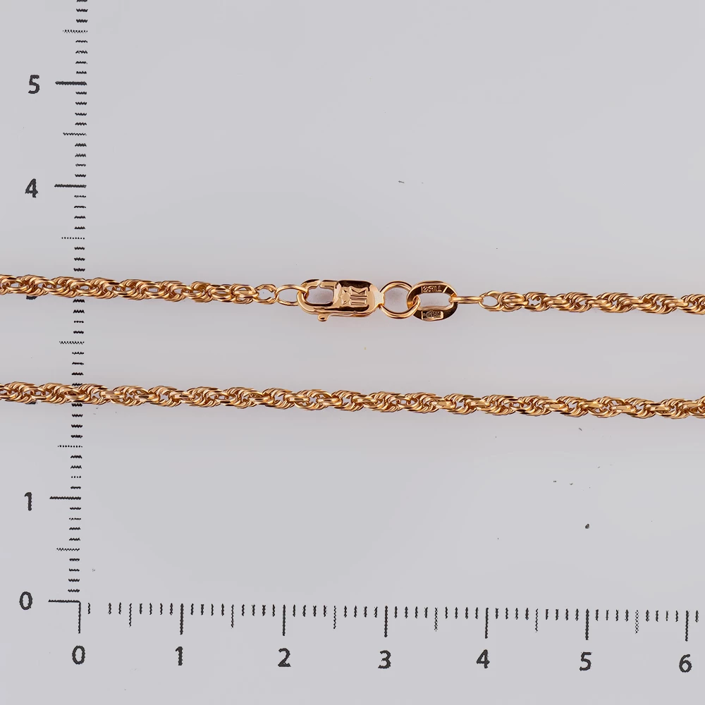 Браслет из красного золота 585 пробы