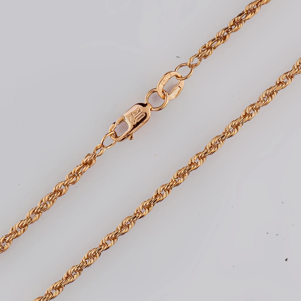 Браслет из красного золота 585 пробы