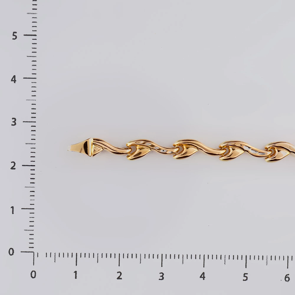 Браслет из красного золота 585 пробы