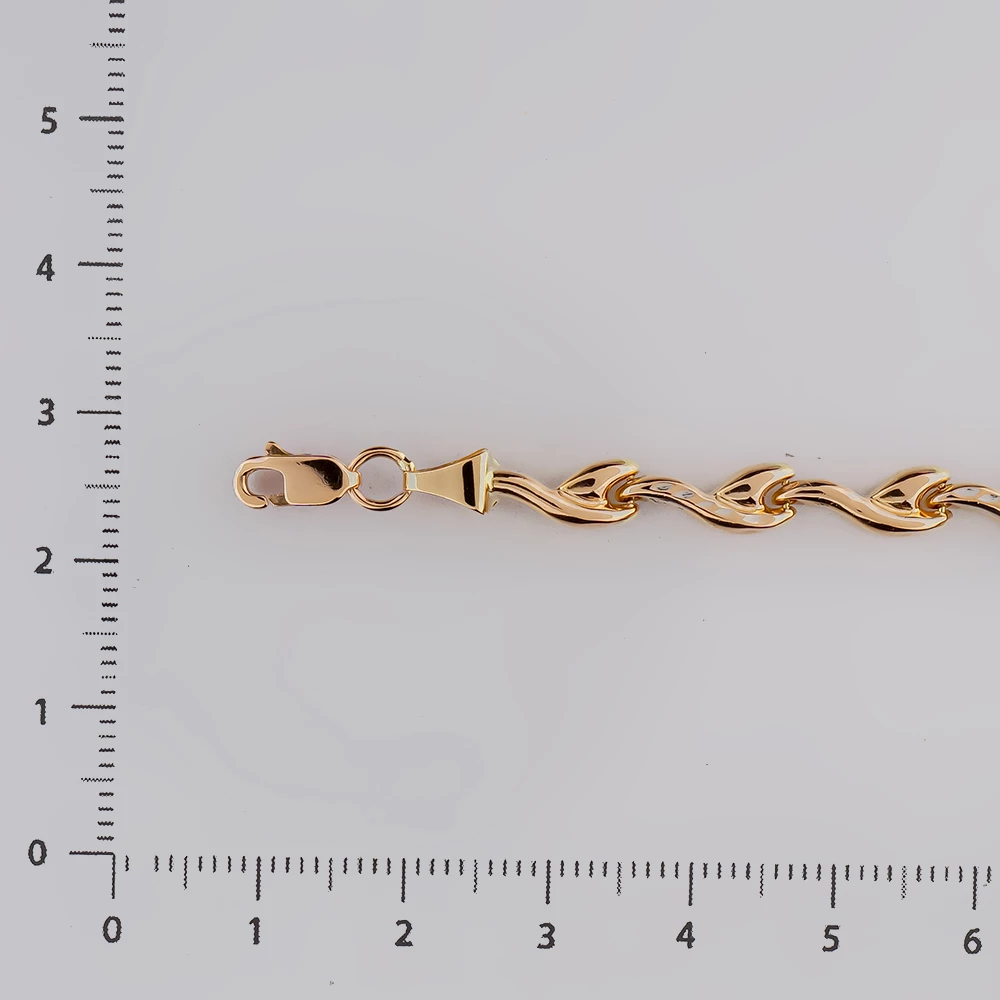 Браслет из красного золота 585 пробы