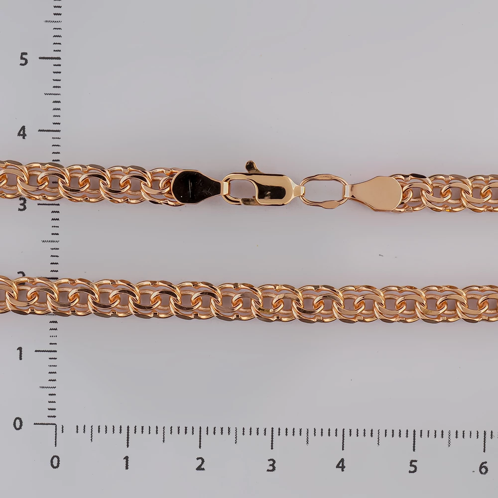 Браслет из красного золота 585 пробы