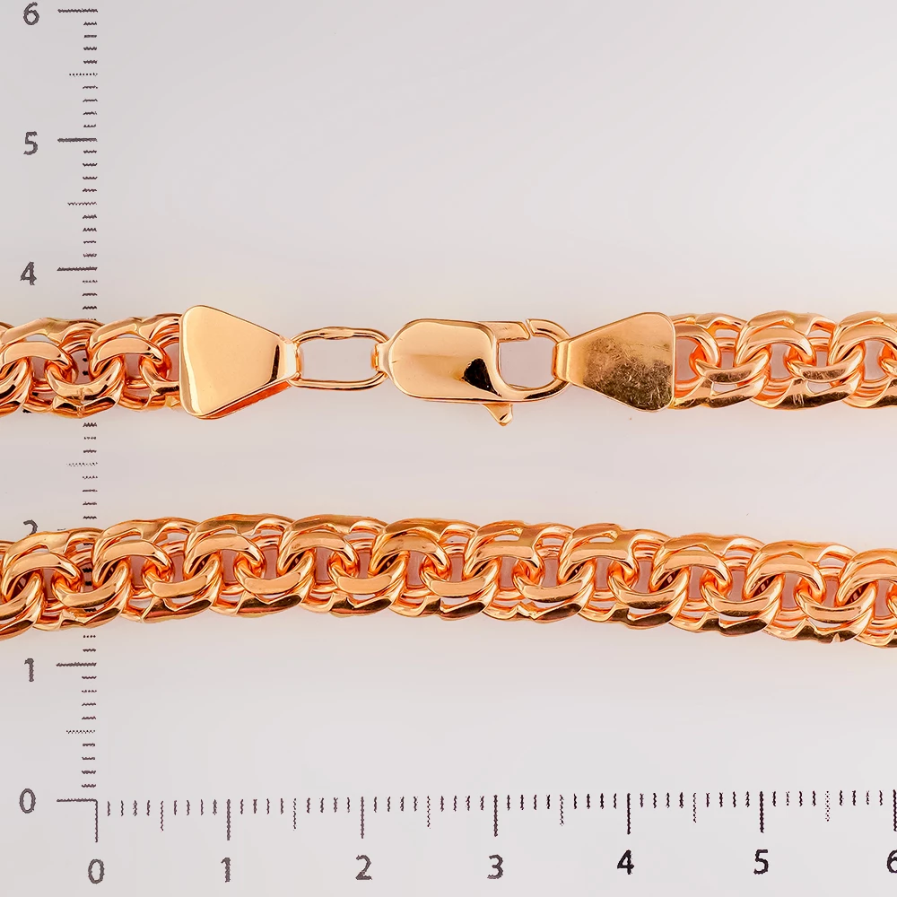 Браслет из красного золота 585 пробы