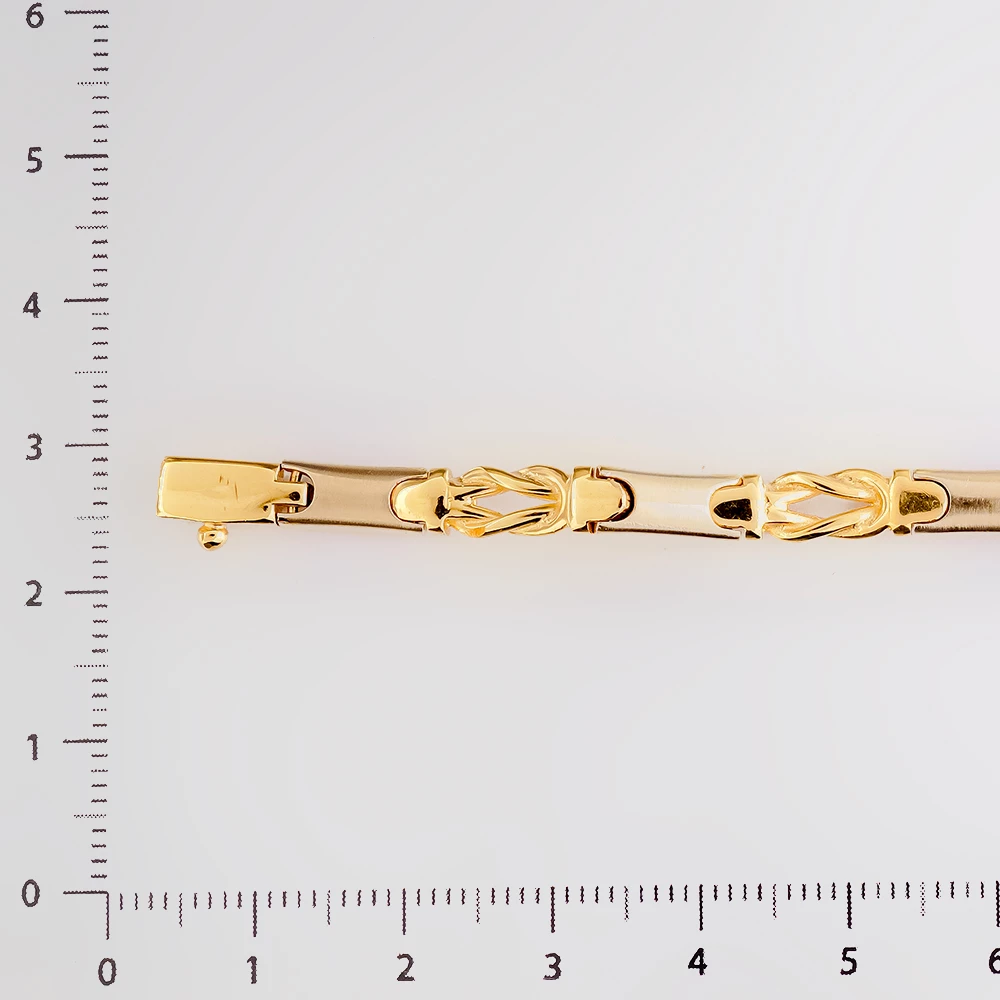 Браслет из желтого золота 585 пробы