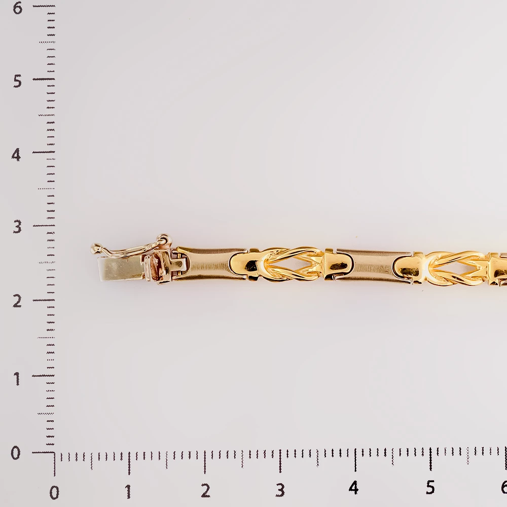 Браслет из желтого золота 585 пробы
