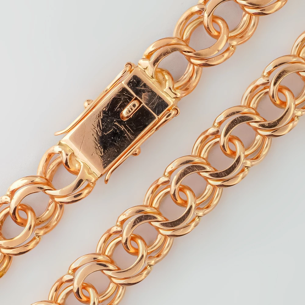 Браслет из красного золота 585 пробы