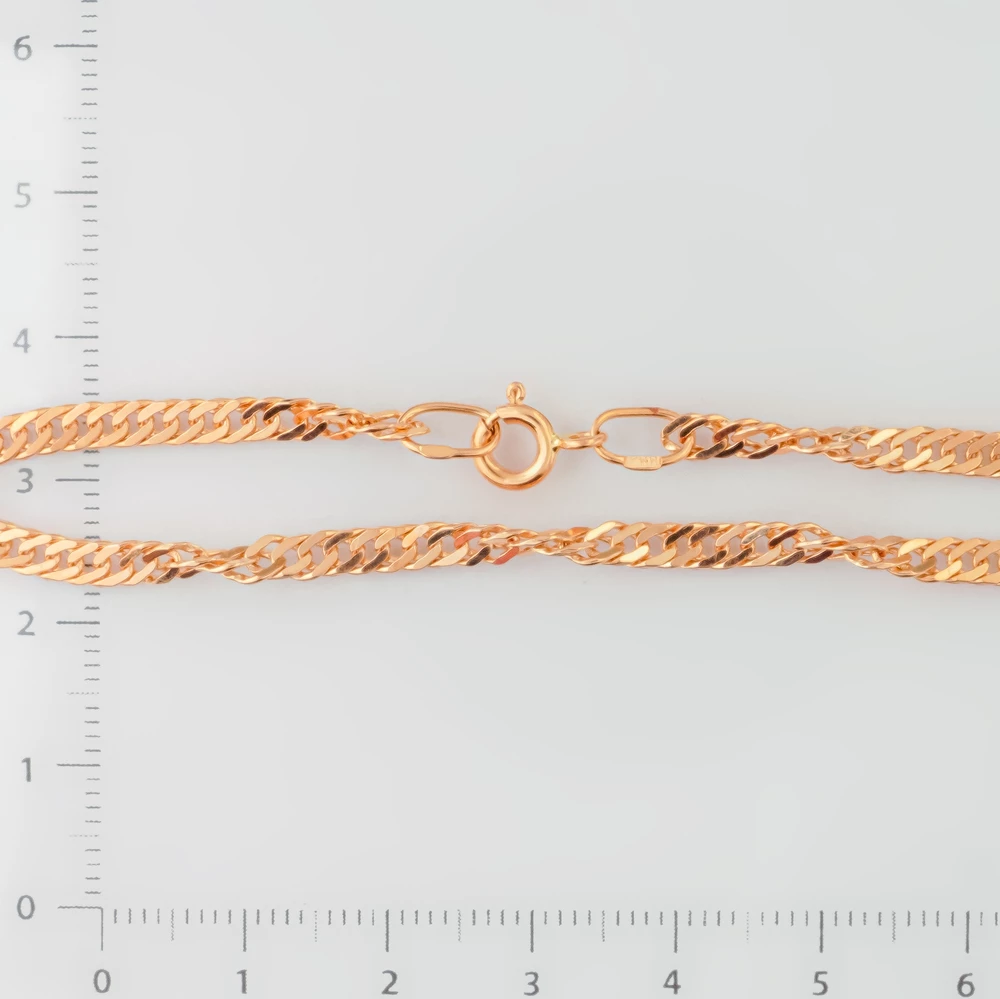 Браслет из красного золота 585 пробы