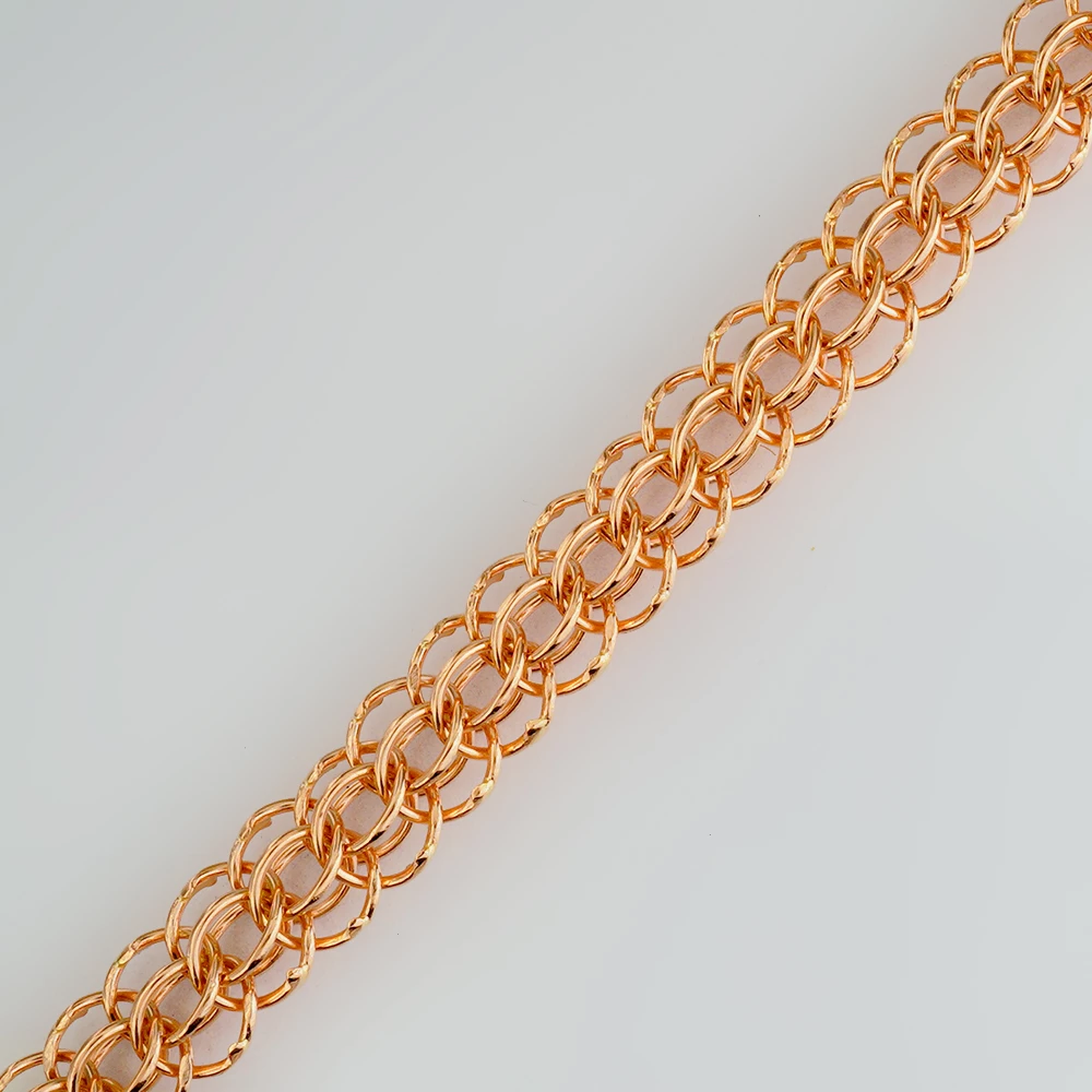 Браслет из красного золота 585 пробы