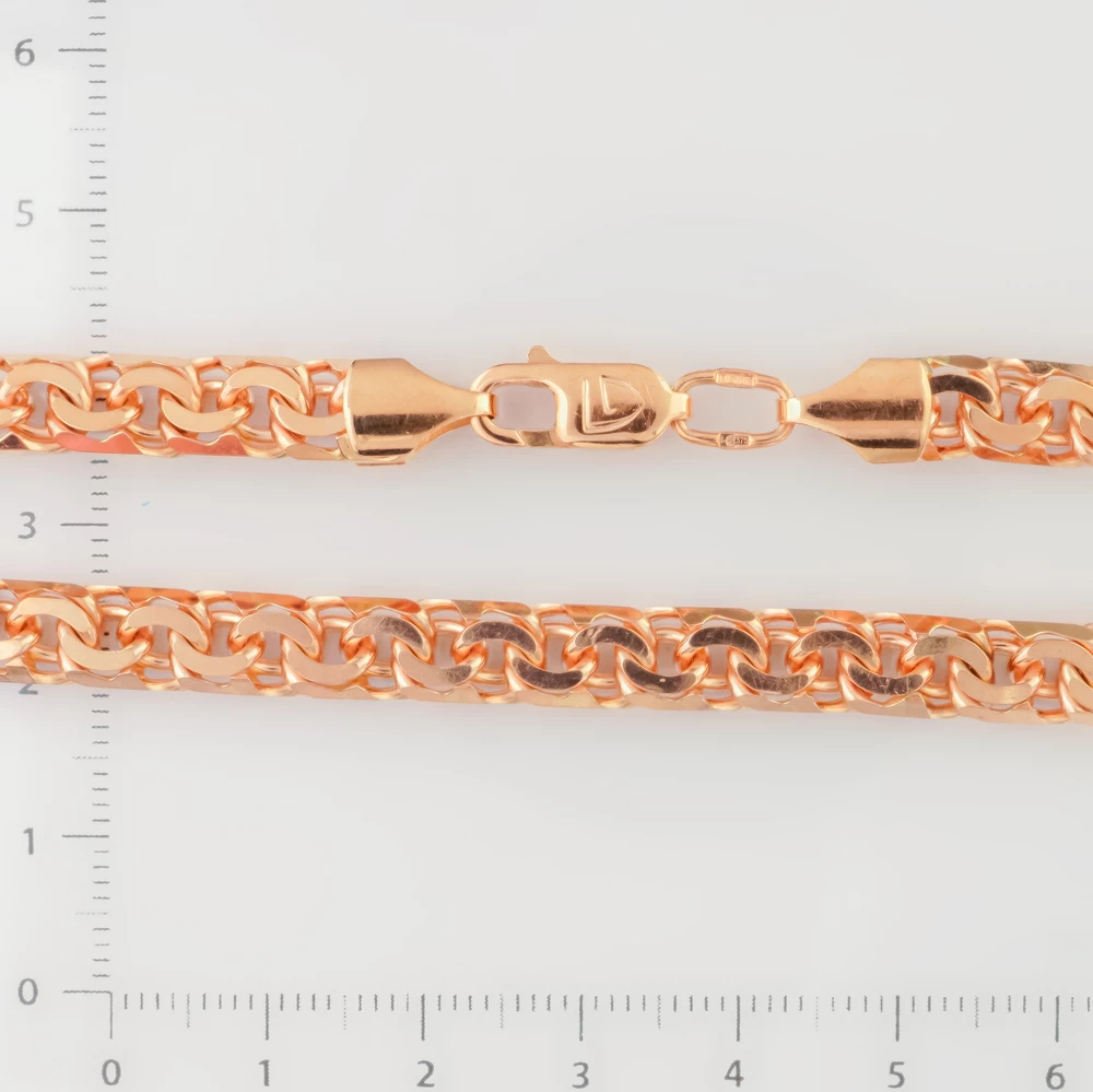 Браслет из красного золота 375 пробы