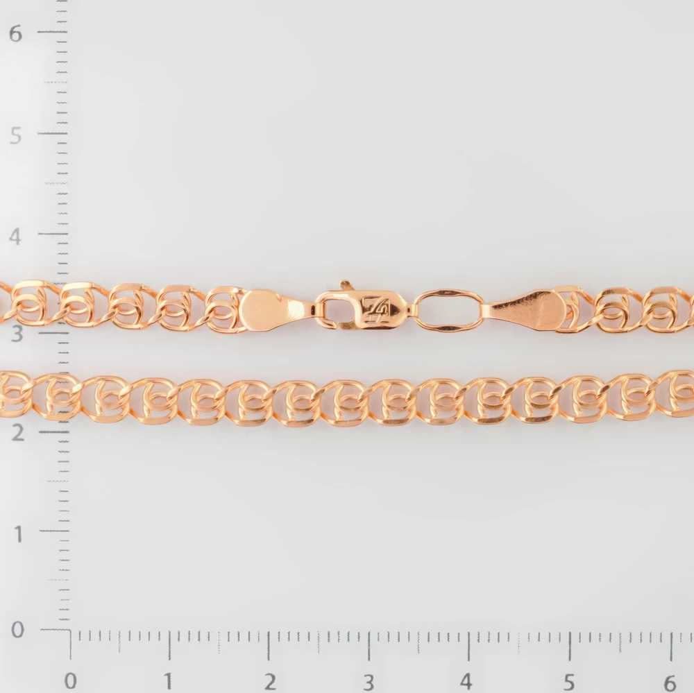 Браслет из красного золота 585 пробы