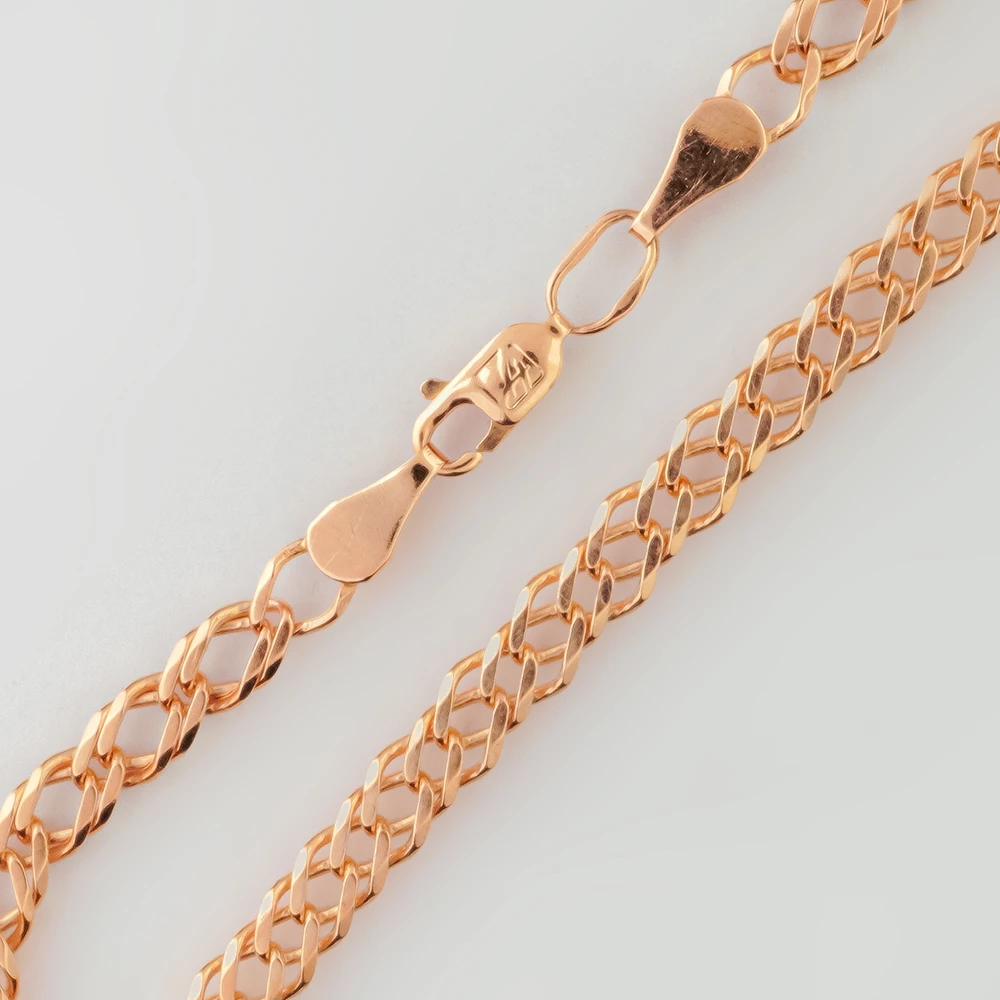 Браслет из красного золота 585 пробы