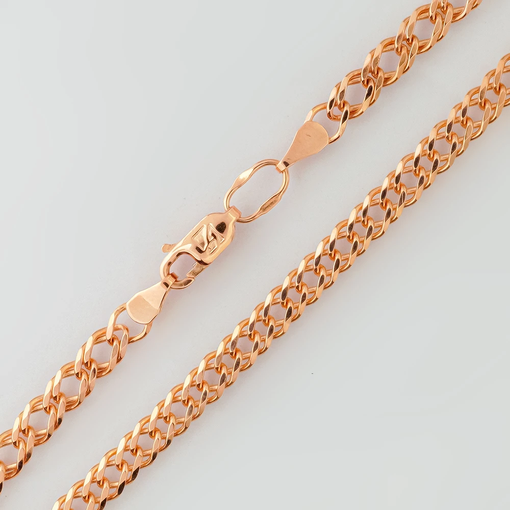 Браслет из красного золота 585 пробы