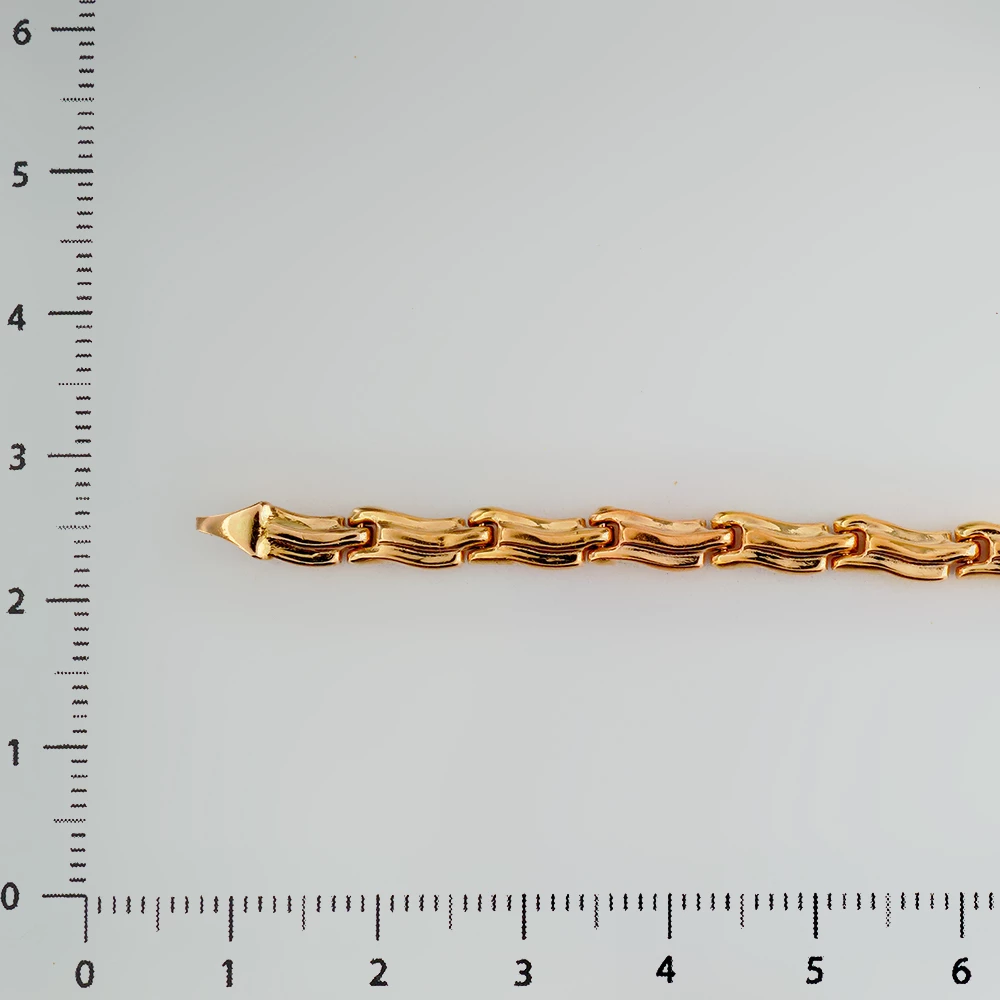 Браслет из красного золота 585 пробы