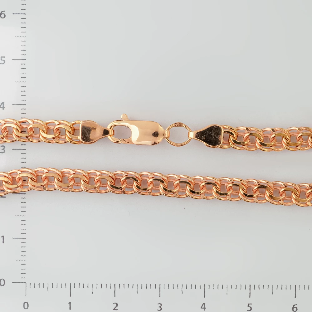 Браслет из красного золота 375 пробы