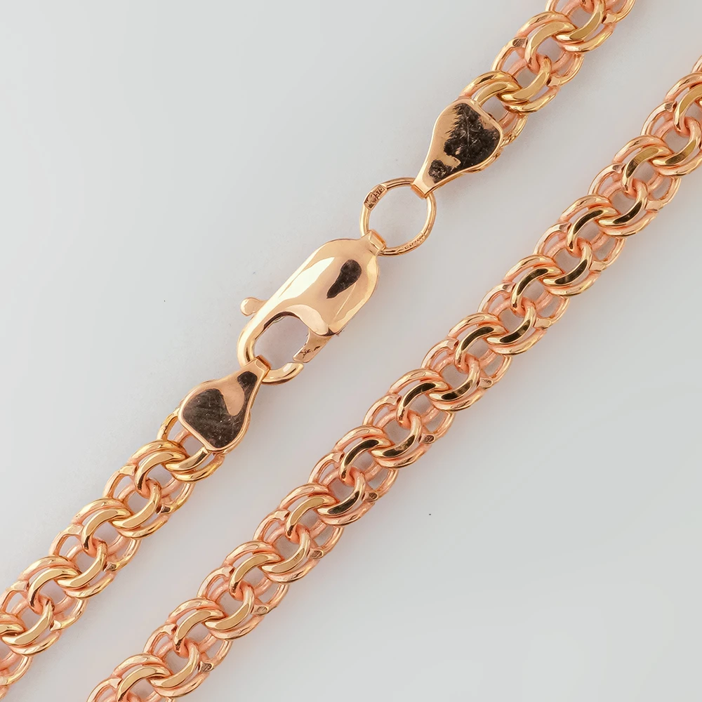 Браслет из красного золота 375 пробы