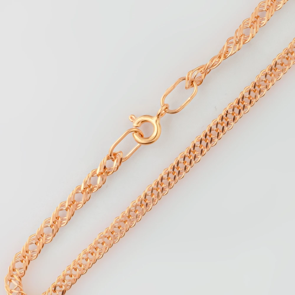 Браслет из красного золота 585 пробы