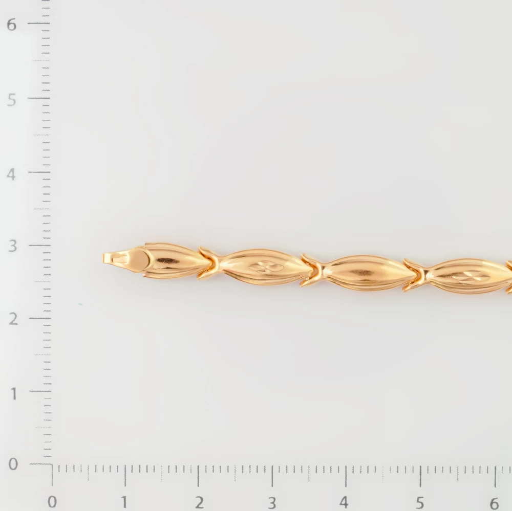 Браслет из красного золота 585 пробы