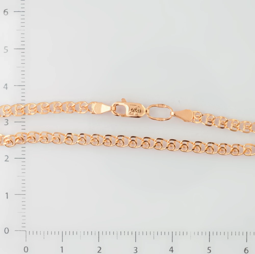 Браслет из красного золота 585 пробы