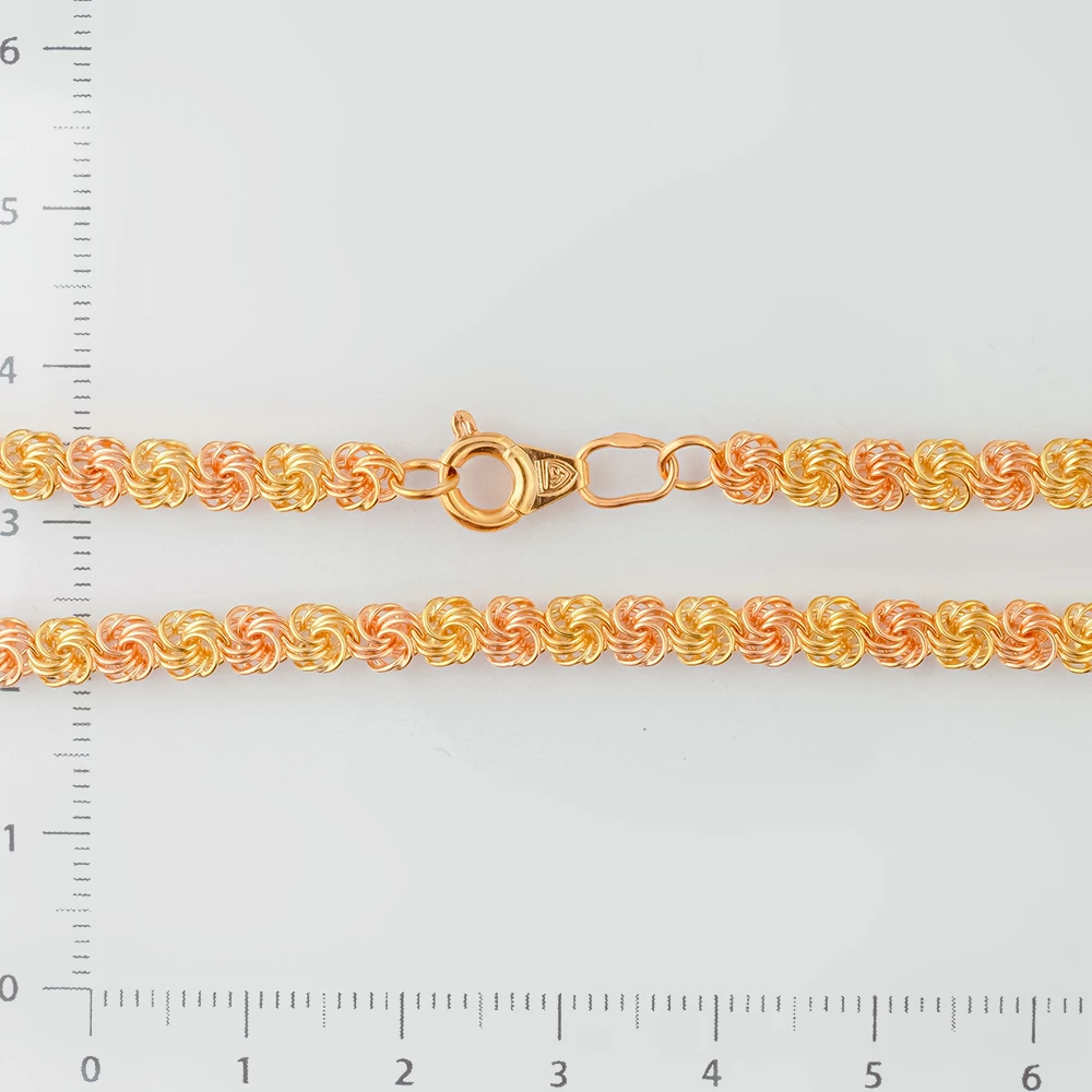 Браслет из красного золота 585 пробы