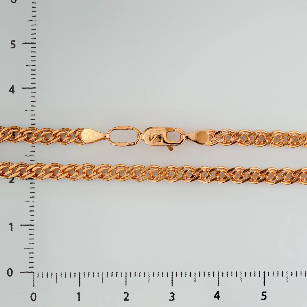 Браслет из красного золота 585 пробы